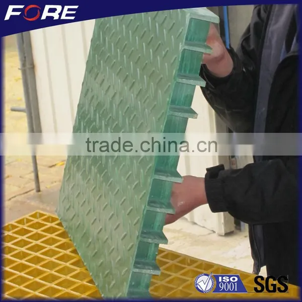 Long Service Life Easy Cut Fibreglass Grating photo-3