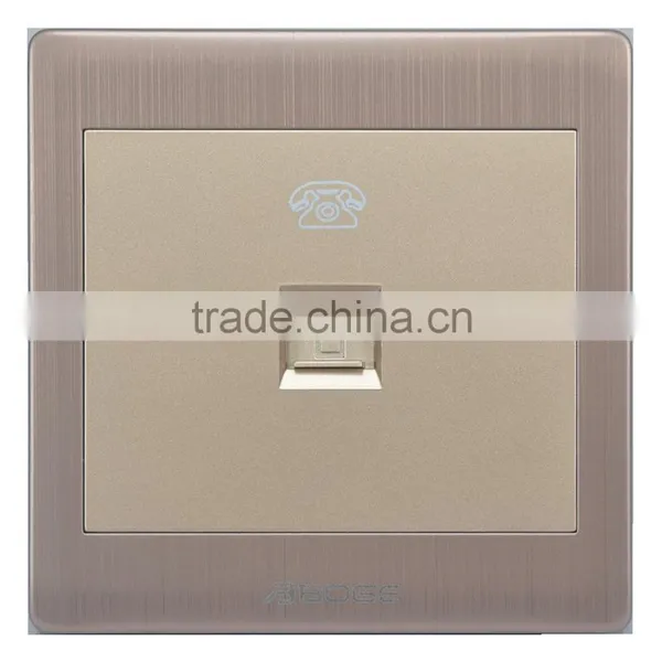 Telephone Socket Golden Color