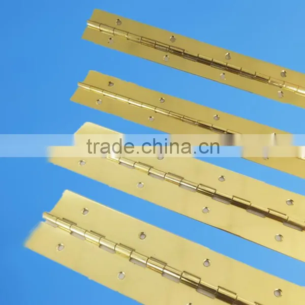 Iron Continuous Piano Hinges ,Copper Plating Piano Hinge