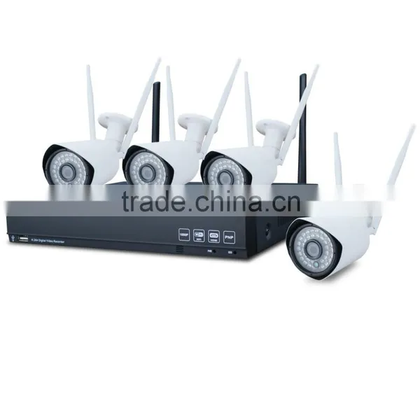 Hot Sale Wifi Kits 4CH Wireless 1080P POE IP Cctv System photo-2