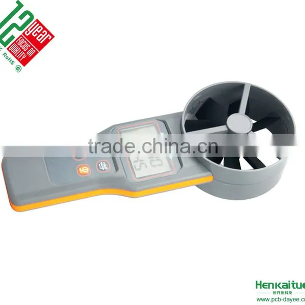 AZ8919 10cm Vane Precision Digital Anemometer Carbon Dioxide CO2 Detector Temperature Humidity Air Flow Measuring Meter photo-5