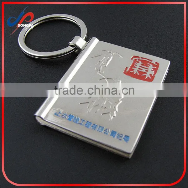 Rectangle Blank Insert Photo Picture Frame Split Ring Keychain