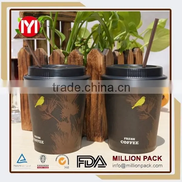 Colored pe Coated Paper Cup Fan
