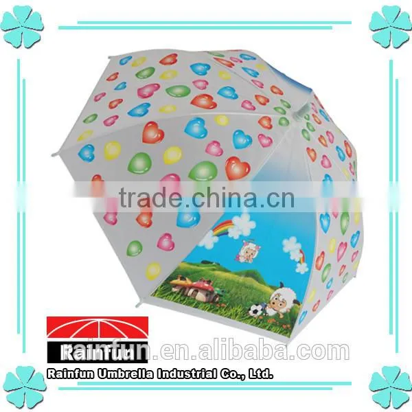 Auto Open Customized Printing Children POE Kids Umbrella photo-3