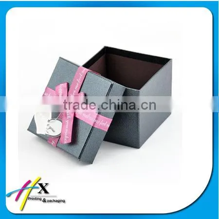 Factory Price Black Paper Box Watch Box