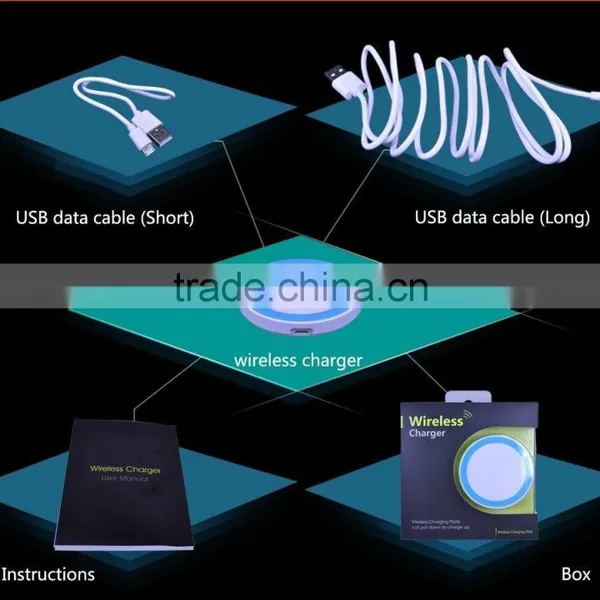 Ultra-slim USB Powered Inductive Charging Pad Mat Qi-Standard Charger For Smartphones photo-5