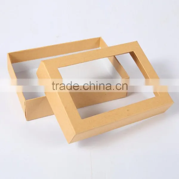 Handmade Exquisite Kraft Paper Handkerchief Gift Box photo-3