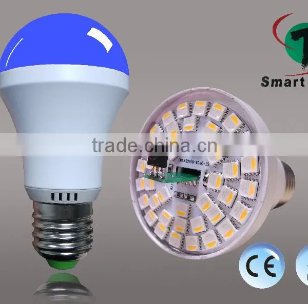 Aluminum Alloy +PC Rgb Led Full Color Rotating Lamp With 9w Rgb Bulb and 16 Color photo-5