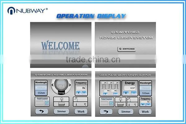 532nm Single Pulse 1500mj Q-switched Nd:yag Laser Tattoo Removal Laser Machine 1064nm photo-4