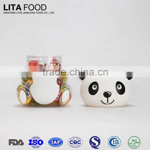 China Toy Candy Manufacturer! Hot Sale Coconut Jelly Pudding in Lovely Bear Jar photo-2
