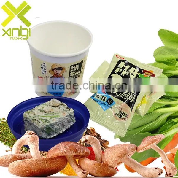 Savory Freeze Dried 6g Cup Packed Seafood Flavour Instant Mushroom Soup photo-5