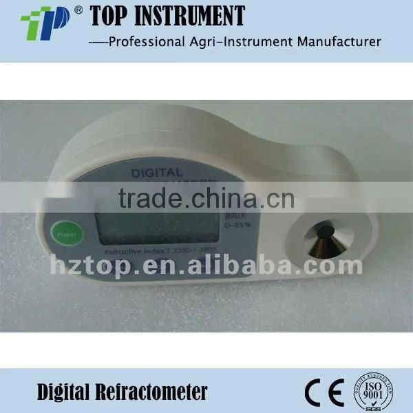 Hand held digital refractometer