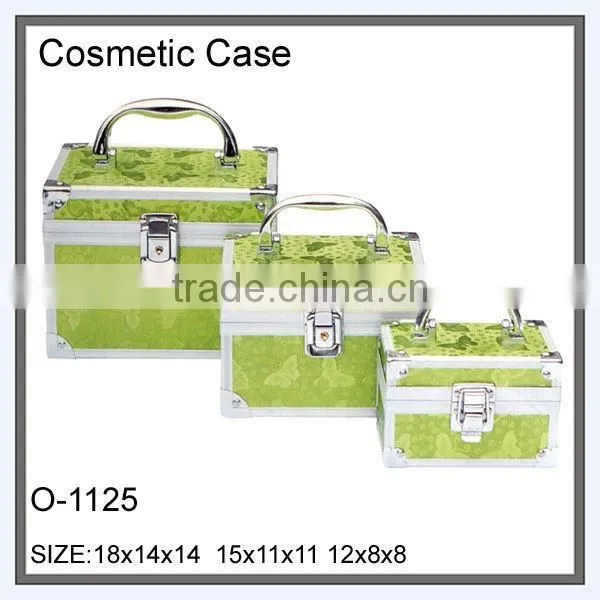 3pcs Sets Yellow Transparent Acylic Cosmetic Case photo-3