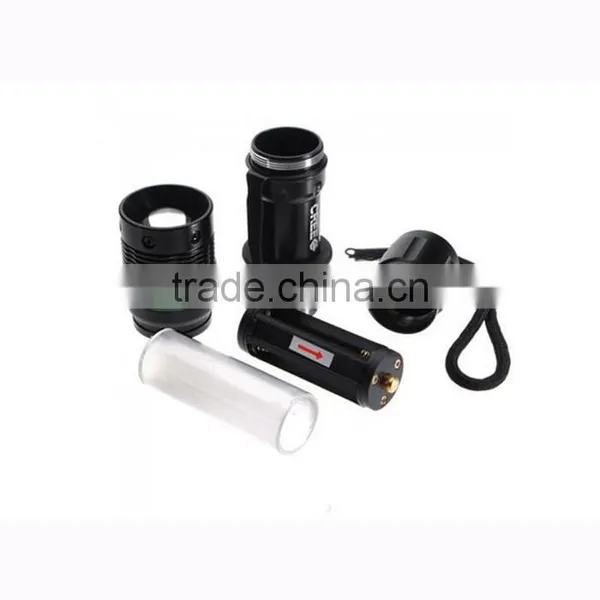 Hot Selling Zoom Rechargeable Aluminium LED Flashlight Tactical Flashlight photo-4