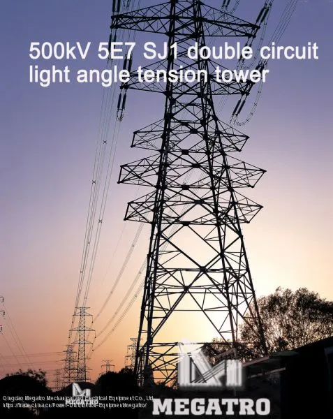 MEGATRO 500kV 5E7 SJ1 Double Circuit Light Angle Tension Tower photo-2