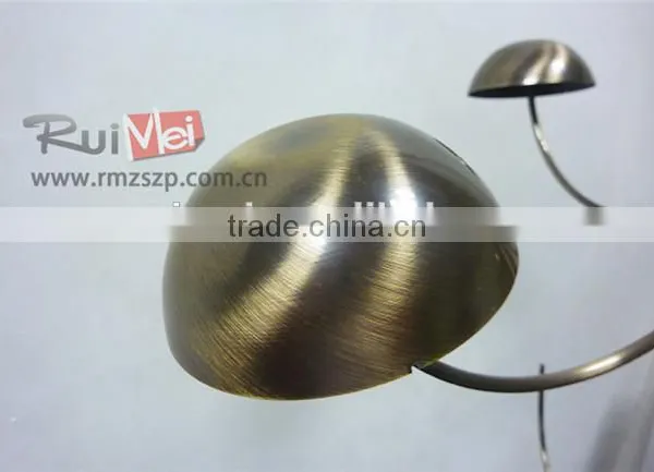 Customized Floor Standing Metal 4-Layer Spinning Display Stand for Wig photo-3