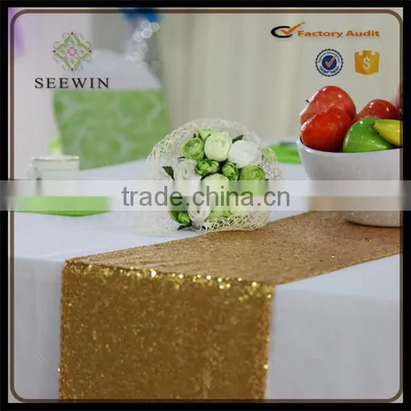 Quilt Fancy Lycra Sequin Table Runner for Tables photo-4