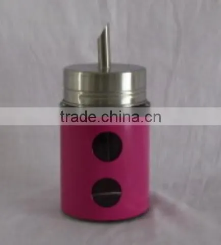 Colored Metal Coated New Design Fancy Oil Bottle photo-2