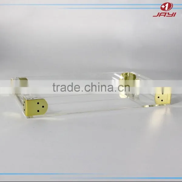 High Quality Custom Acrylic Serving Tray/Clear Acrylic Tray photo-4