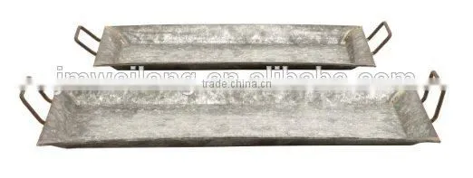 Good Quality Rectangle Metal Serving Tray Beer Collector photo-4