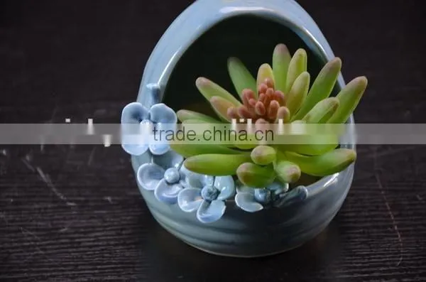 Factory Ceramic Handmade Flower Pot for Garden Plant Decoration photo-4