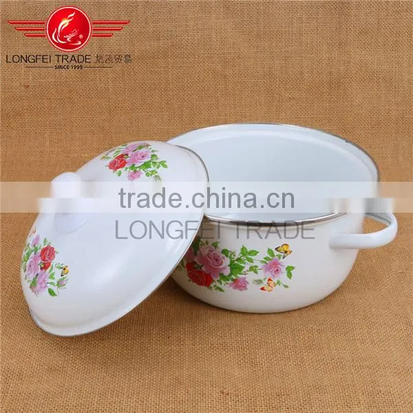 Promotional Custom Logo Enamel Cookware, Wholesale Enamel Pot photo-3