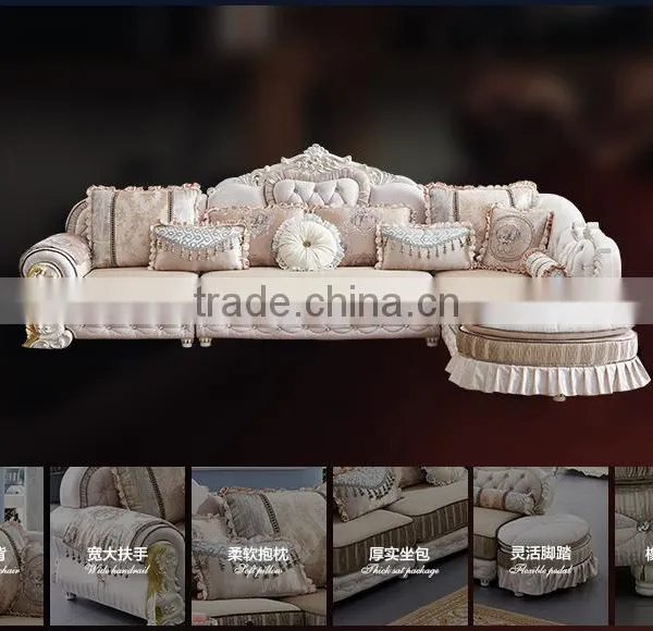 M833 High Quality Elegance Fabric Sofa Lounge Sofa photo-4