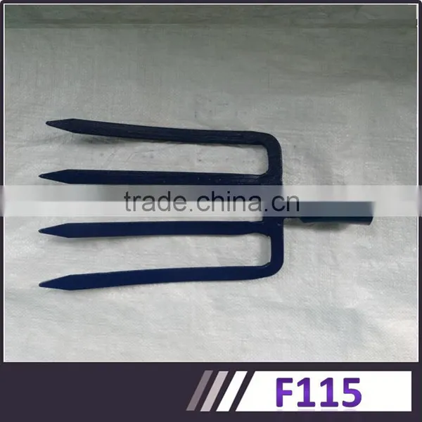 F109&F107&F115KH Steel Material Varnish&Golden&Blue Paint Sprayed Farming Tools&Garden Tools Fork photo-5