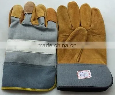 Cowhide Leather Reinforced Working Gloves photo-5