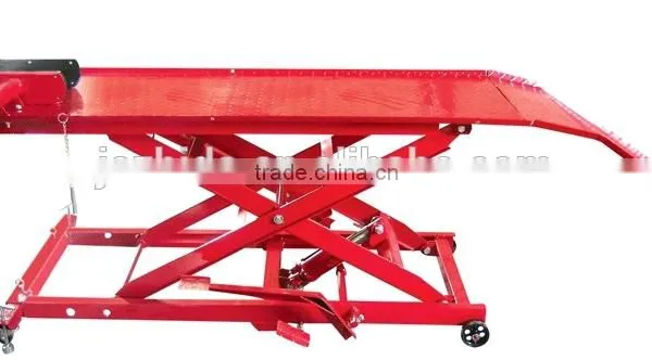 Hydraulic Pneumatic Wide Vehicle Wheelchair Strong Struct Motorcycle Lift Jack Table Floor Rear Tires Lawn Tractor photo-2