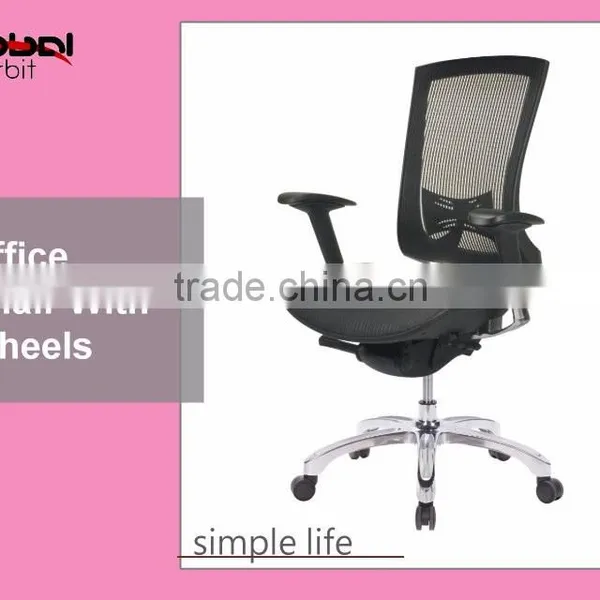 2016 Hot Selling Mobile Office Computer Chair With Fabric Adjustable Backrest photo-6