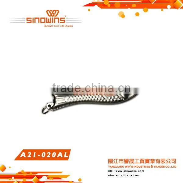 A21-020AL Stainless Steel Multi-function Knife Fish Shape Key Chain photo-2