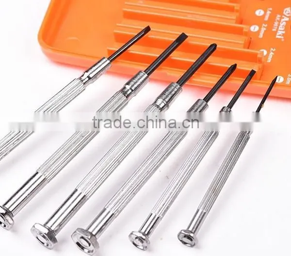 AK-9076 Professional Grade 6pcs Watch Repair Screwdriver Set photo-4
