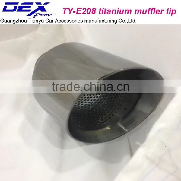 Auto Parts Tuning Universal Titanium Muffler Tip photo-3