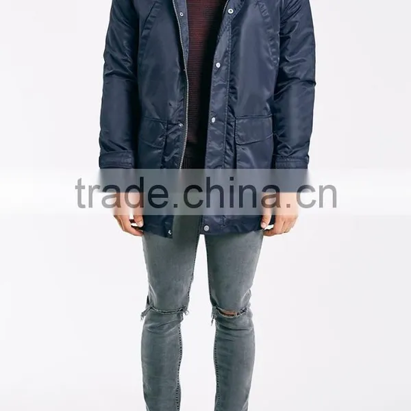 Hot New Style Cotton-padded Mens Winter Coat Parka Jacket With Fur Collar photo-5