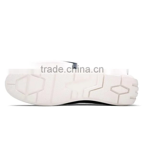 New Style Blue Casual Shoes Fashion for Men, Slip on White Peas Shoes Casual Brand With Leather From China Factory photo-5