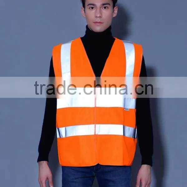 High Visibility Traffic Orange Safety Vest for Kids photo-3