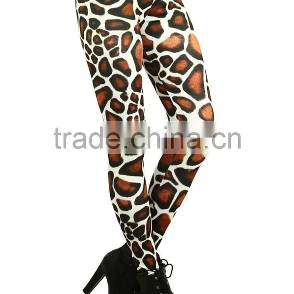MGOO Custom Made Sublimation Print Leggings For Ladies Sportwear Yoga Leggings High Waist Polyester Spandex photo-2