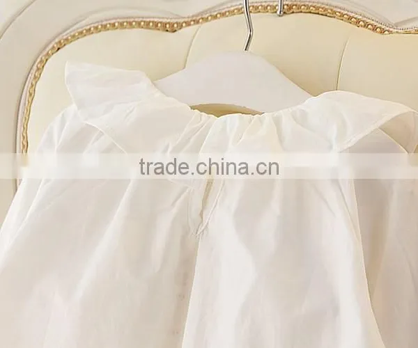 0-3 Years 2017 Wholesale Cotton Summer White Baby Blouses photo-4
