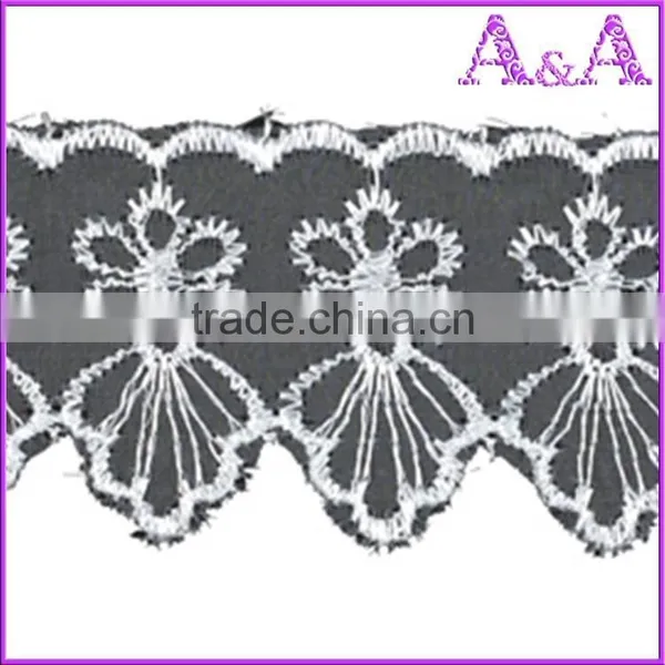 White Beaded Organza Lace Sequin Embroidery Lace For Elegant Woman photo-6
