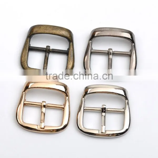 Inner Width 22mm Metal Belt Buckle Pin Buckle Simple Style Silver/bronze/black/gold BK-049 photo-2
