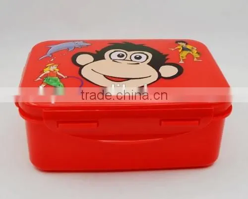 Plastic Fashion Food Grade School Lunch Bento Box/ Kids Food Storage Box photo-3