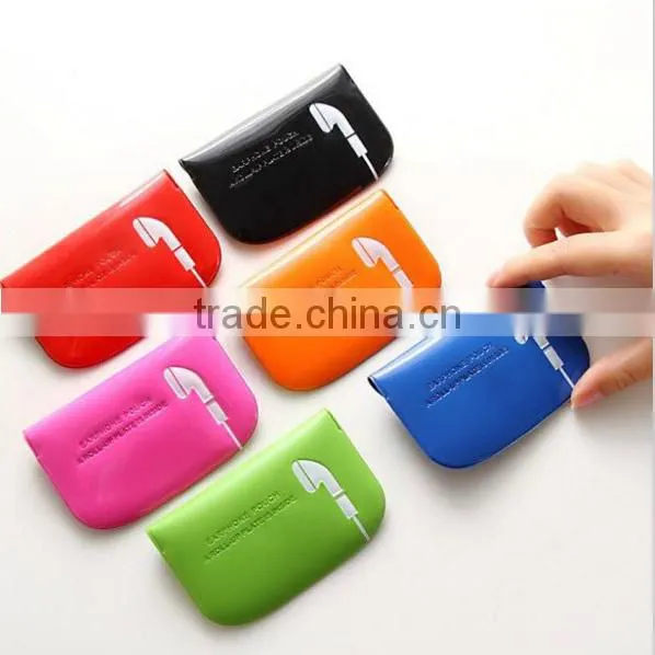 Waterproof PVC Colorful Earphone Pouch photo-2