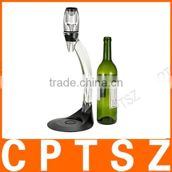 Professional Wine Decanter Set Mini Essential Red Wine Quick Aerator With Filter Stand Holder photo-2