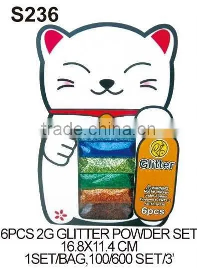 6 PCS 2G GLITTER POWDER photo-2