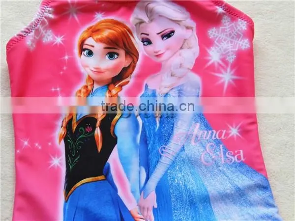 Best Selling Frozen Kids Swimming Suit Frozen Swimwear for Girls Bathing Suit Wholesale Price photo-2