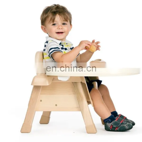 High Quality Montessori Furniture Portable Wooden Baby Chair photo-3