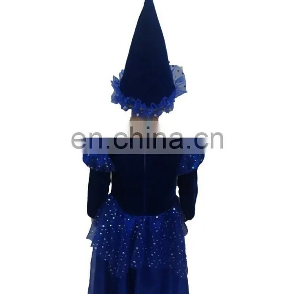 20141283 Sexy Fashion Attractive New Year Costumes Blue Moon Fairy For Girls photo-4