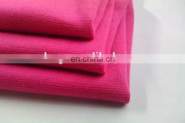 Winfar Textile Super Soft Jersey Pink Color Dyed Punto Roma Knitting Fabric photo-6