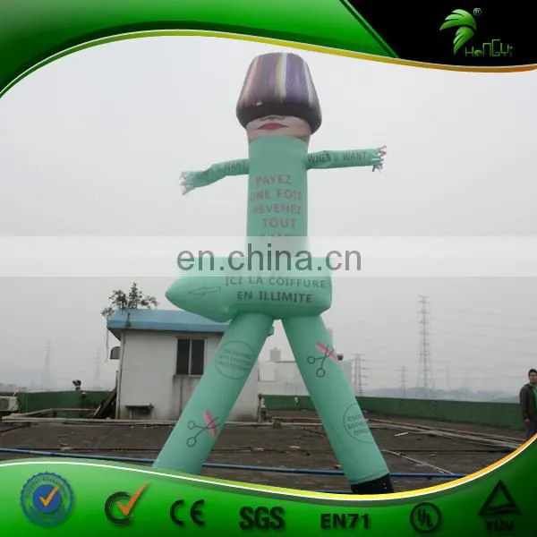 New Design Custom Green Inflatable Air Dancer With Arrow And Logo For Advertising photo-3